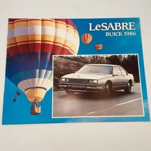 1986 Buick LeSabre Dealer Sales Brochure Original - Picture 1 of 5