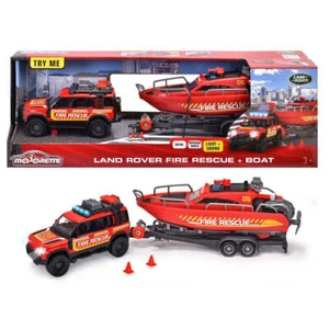 Majorette Land Rover Fire Rescue with Boat Set Premium Quality Model Car - Picture 1 of 1