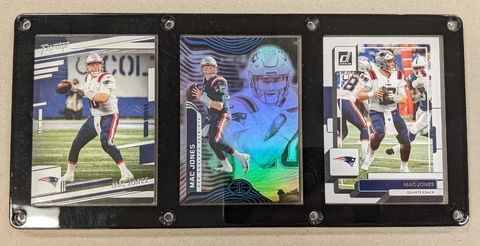 MAC JONES 3 CARD PLAQUE NEW ENGLAND PATRIOTS Cover