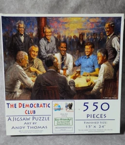 The Democratic Club 550 Piece Jigsaw Puzzle Presidents - Complete - Picture 1 of 2