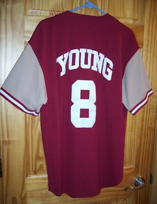 Camiseta deportiva Starter QB Club #8 Steve Young San Francisco 49ers con botones ¡RARA! Foto 1 de 4