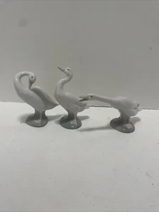 Set of 3 Vintage NAO by LLADRO Geese Ducks Hand Made in Spain DAISA 1978 - Picture 1 of 9
