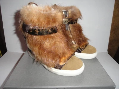 GIUSEPPE ZANOTTI LORENZ 75 TR DONNA FUR 运动鞋 38.5 — 第 1/4 张图片