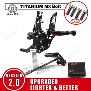 Reposapiés y pernos ajustables tornillos para Honda CBR1000RR/SP 2012-2020 - Imagen 1 de 11