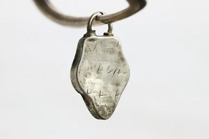Perser Schloss Anhänger Amulett Schwangerschaft halten Silber Osmanischer Schutz um 1800 - Bild 1 von 13