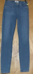 PAIGE Skinny Color VIEWS Blue Verdugo Ankle Jeans Size 23 Women's Ultra Skinny - Picture 1 of 5