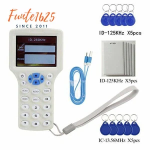 10 Frequenz Kopieren Verschlüsselt NFC Smart Card RFID Kopierer ID/IC Lesegerät Schreiber BSG - Bild 1 von 12