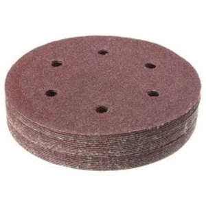 6 inch 6 Hole Hook & Loop Sanding Discs 100/box 40-800 Grit - Picture 1 of 1
