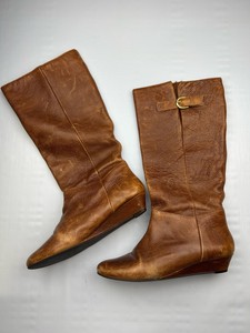 steven by steve madden intyce leather slouch buckle boot