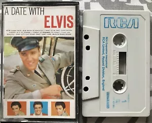 ELVIS PRESLEY - UK Cassette tape album - A DATE WITH ELVIS. RCA 1980 - Picture 1 of 1