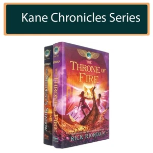 Kane Chronicles Series 2 Books Collection Set By Rick Riordan ,Throne of Fire - Picture 1 of 2