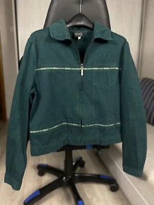 versace overshirt harrington green vintage model logo - Picture 1 of 6