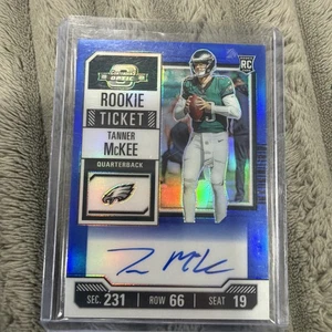 TANNER MCKEE 2023 CONTENDERS OPTIC ROOKIE TICKET RARE BLUE RC AUTO /75 - Picture 1 of 2