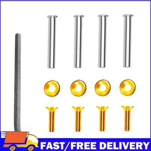 4pcs Chassis Fan Screws Enhanced Stability with Spacer and Tool for PC Case Fan - Bild 1 von 11