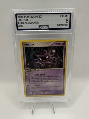AGS 6 Haunter 35/92 EX Legend Maker 2006 Pokemon Card - Image 1 of 2