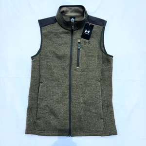 Herren UNDER ARMOUR UA Armee grün Expanse Specialist WESTE durchgehender Reißverschluss 3 Taschen Gr. S - Bild 1 von 7