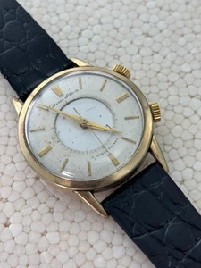 Citizen Alarm Vintage Watch 19 Jewels Manual Wind Leather Strap Japan - Picture 1 of 10