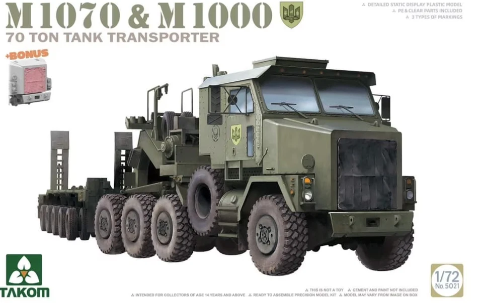 Takom 1/72 M1070 E M100070 Ton Carro Trasportatore - Immagine 1 di 1