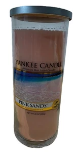 Yankee Candle Pink Sands Large 20 Ounce Pillar Candle - Picture 1 of 5