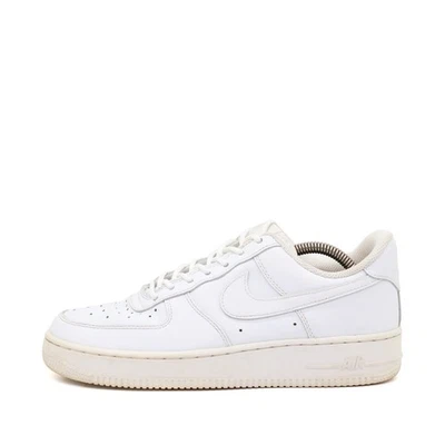 Nike Damen Air Force 1 Low Sneaker Weiß Leder Gepolsterter Einstieg EU 39 - Bild 1 von 4