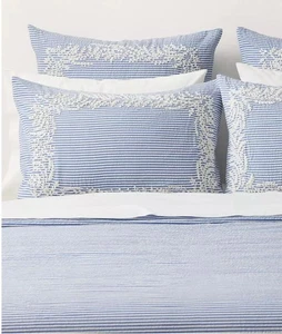 Serena and Lily Westport king Shams French Blue $296 *set of 2* - Picture 1 of 5