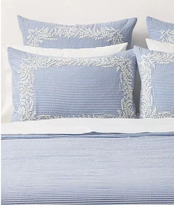 Serena and Lily Westport King Shams azul francés $296 *juego de 2* Foto 1 de 4