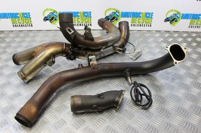 Ducati 1098 Exhaust Downpipes Headers 2007 to 2011 848 1198 B143 - Image 1 of 4