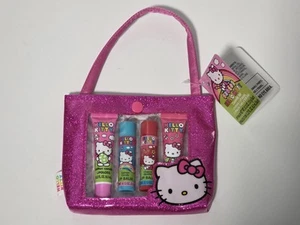 Juego de cosméticos Hello Kitty = 2 bálsamos labiales, 2 tubos de brillo labial y bolsa de mano - Imagen 1 de 5