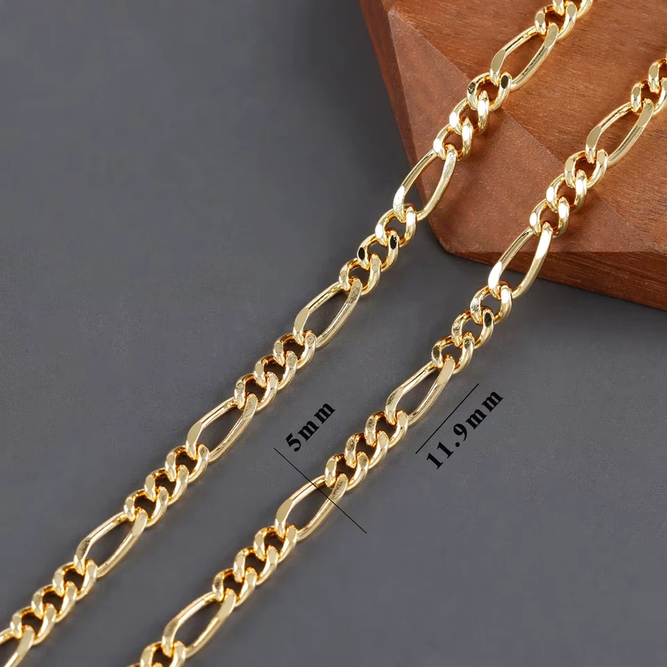 Cadena 26" sin níquel, chapada en rodio oro 18k - C27214 Foto 1 de 1