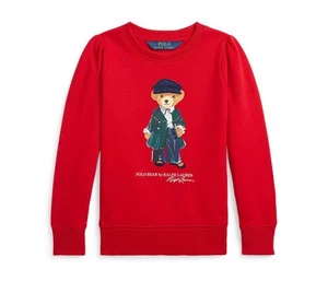 Polo Ralph Lauren Polo Bear In RL Signature Ensamble Fleece Sweatshirt Size 5 - Picture 1 of 8