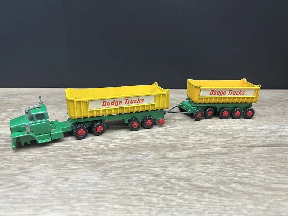 Vintage Matchbox Lesney England King Size K-16 Dodge Tractor & Tipper Diecast - Image 1 of 4