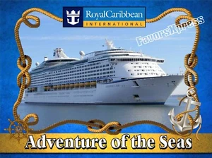 IMÁN FOTO CRUCERO ROYAL CARIBBEAN AVENTURA DE LOS MARES 4 X 3 PULGADAS - Imagen 1 de 1