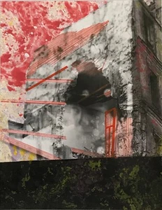 Jean Claude CHASTAING - Pintura Al Óleo Sobre Foto - Pequeño Citadino - Picture 1 of 1