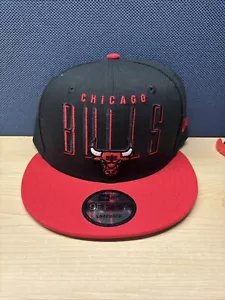 Chicago Bulls NBA NE Headline Snapback Mütze ~ schwarz/rot - Bild 1 von 6