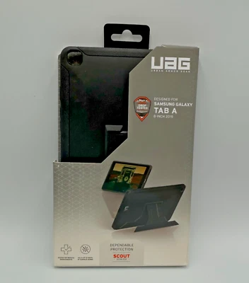 New Urban Armor Gear UAG Scout Series Case for '19 Samsung Galaxy 8" Tab A Black - Image 1 of 4