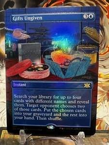MTG | Gifts Ungiven  (Borderless Alternate Art) [Double Masters 2022] ✨FOIL✨ - Picture 1 of 1