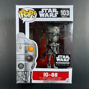 Funko Pop IG-88 103 Star Wars Vinyl Figure Smugglers Bounty Exclusive Not Mint - Picture 1 of 9