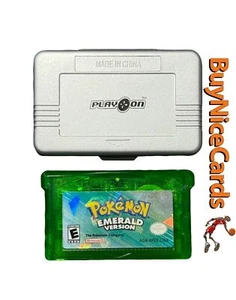 Pokemon Smaragd Version Game Boy Advanced 2005 funktionstüchtig mit Hülle - Bild 1 von 4