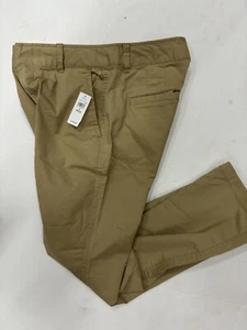GAP Petite Straight Khaki Pants Women's Sz 2 Stretch Fabric Pockets New $50 Tags - Picture 1 of 4