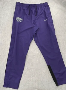 K-State Wildcats Pants Adult Extra Large Purple Nike Basketball Snap Off Mens XL - Picture 1 of 14