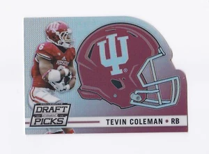 2015 Panini Prizm Draft Picks Helmet Die Cuts #43 Tevin Coleman Indiana Falcons - Picture 1 of 4
