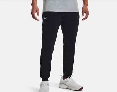 Pantalones de chándal Under Armour 3XL Project Rock Terry negros para hombre 1355634-002 Foto 1 de 4