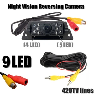 Car Rear View Camera 7 LEDs IR Night Vision Waterproof Reversing Backup Camera - Picture 1 of 7