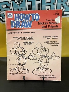 Come disegnare Topolino e amici 1983 inutilizzato vintage - Foto 1 di 6