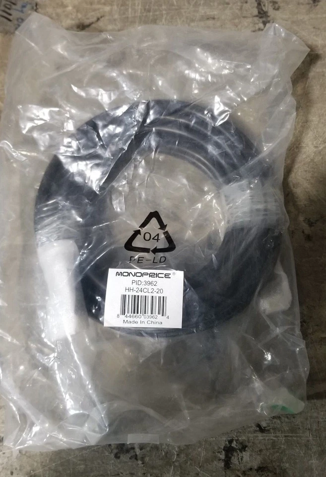 Monoprice HH-24CL2-20 Commercial Series Premium Standard HDMI Cable 20 ft Black - Image 1 of 1