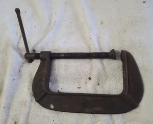 Vintage Brink & Cotton C-Clamp 6"  Ductile Iron #146 Made in USA - Picture 1 of 5