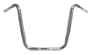 18" x 1.25" Chrome Ape Hangar Handlebars For Harley Sportster Dyna Softail 40104 - Picture 1 of 1