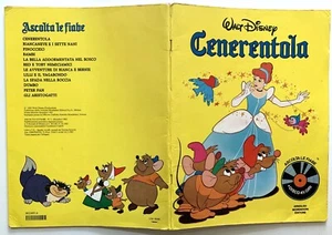 walt disney CENERENTOLA MONDADORI ASCOLTA LE FIABE 1982 no disco - Picture 1 of 2