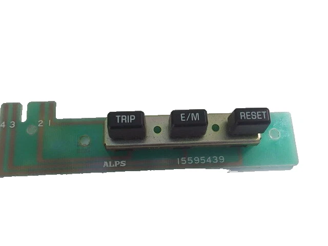 Chevrolet Astro 1989 interruptor de reinicio de viaje, pantalla de información del conductor 15595439 OEM Foto 1 de 4