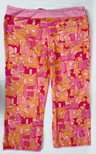 “Used” Victoria’s Secret Pink Size Medium Long Pajama Pants Muliticolor Sleep - Picture 1 of 5